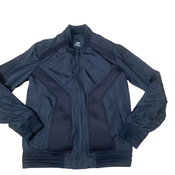 X RAY Lightly Insulated Full-Zip Nylon Jacket water resistant SZ M black - Picture 1 of 6
